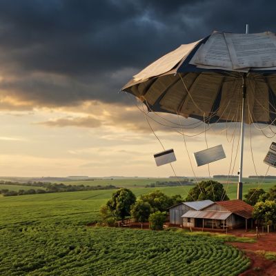 Cláusula guarda-chuva em contrato bancário com fazenda dada em garantia.